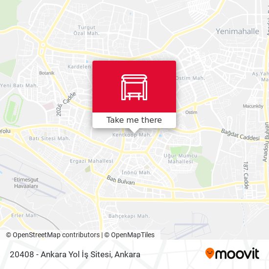 20408 - Ankara Yol İş Sitesi map