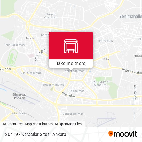 20419 - Karacılar Sitesi map