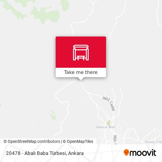 20478 - Abalı Baba Türbesi map
