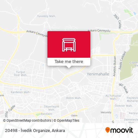 20498 - İvedik Organize map