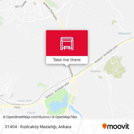 31404 - Kızılcaköy Mezarlığı map