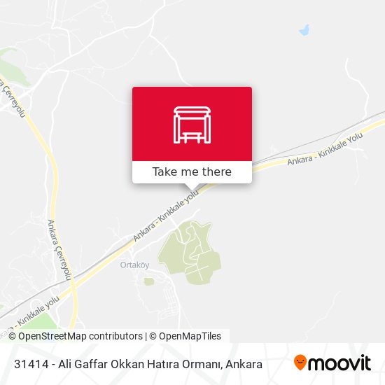 31414 - Ali Gaffar Okkan Hatıra Ormanı map
