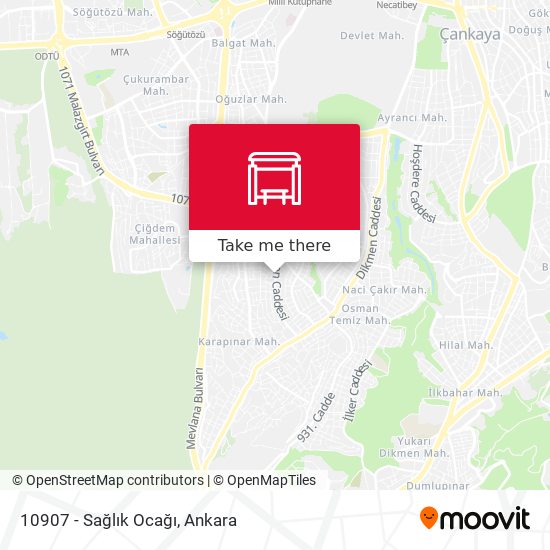 10907 - Sağlık Ocağı map