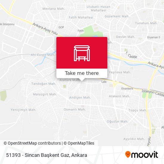 51393 - Sincan Başkent Gaz map