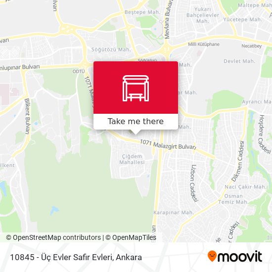 10845 - Üç Evler Safir Evleri map