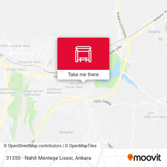 31350 - Nahit Menteşe Lisesi map