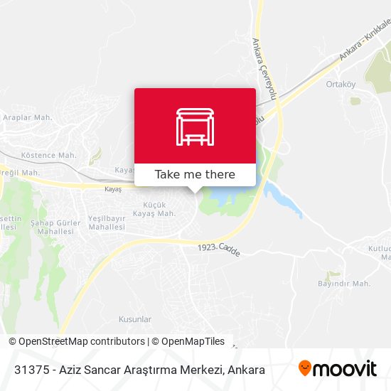 31375 - Aziz Sancar Araştırma Merkezi map