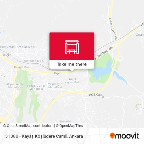 31380 - Kayaş Köşlüdere Camii map