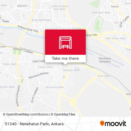 51340 - Nenehatun Parkı map