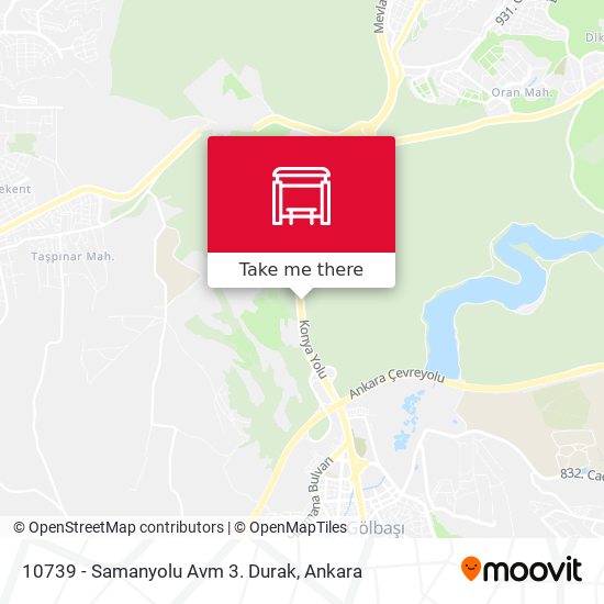 10739 - Samanyolu Avm 3. Durak map