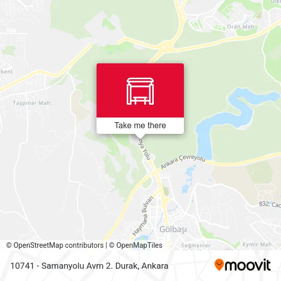 10741 - Samanyolu Avm 2. Durak map