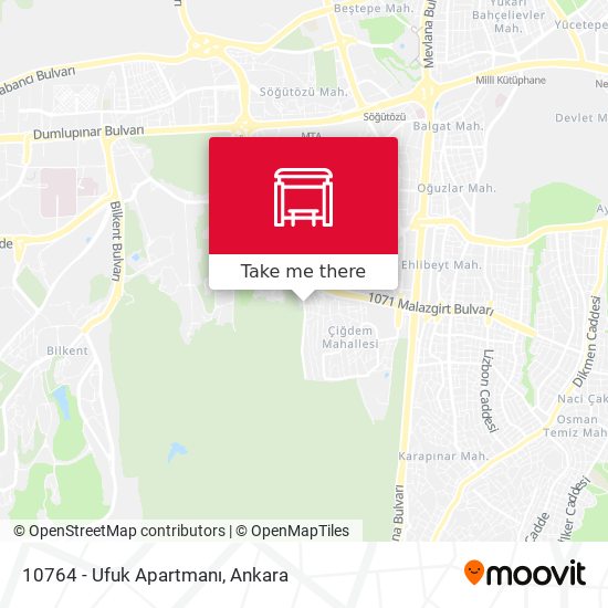 10764 - Ufuk Apartmanı map