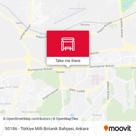 50186 - Türkiye Milli Botanik Bahçesi map
