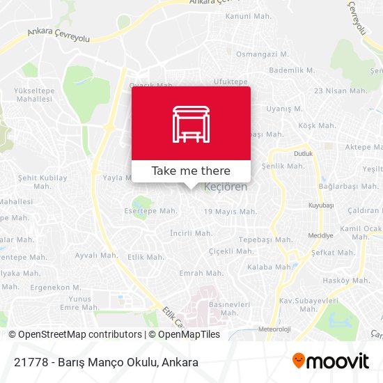 21778 - Barış Manço Okulu map