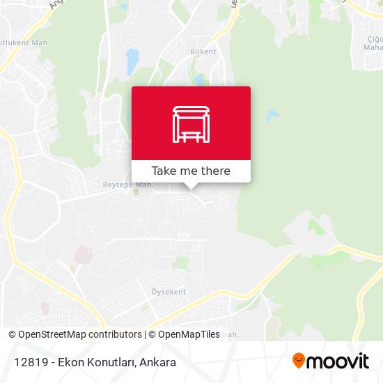 12819 - Ekon Konutları map