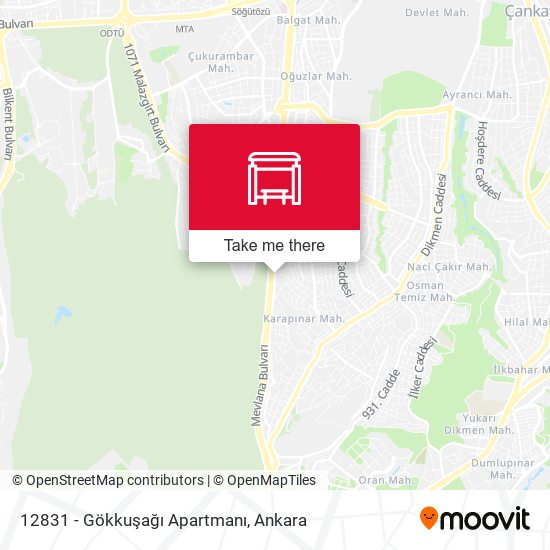 12831 - Gökkuşağı Apartmanı map