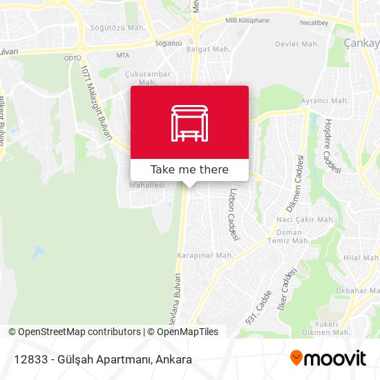 12833 - Gülşah Apartmanı map
