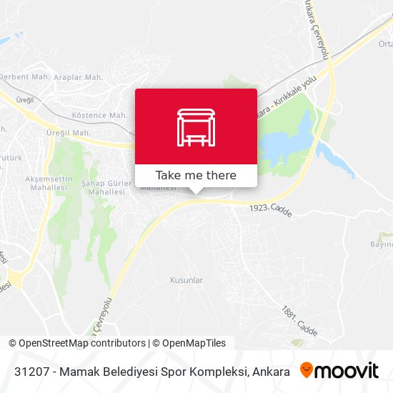 31207 - Mamak Belediyesi Spor Kompleksi map