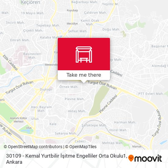 30109 - Kemal Yurtbilir İşitme Engelliler Orta Okulu1 map