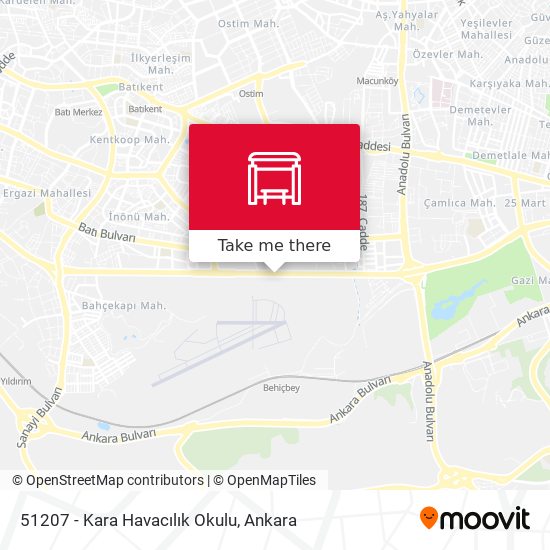 51207 - Kara Havacılık Okulu map