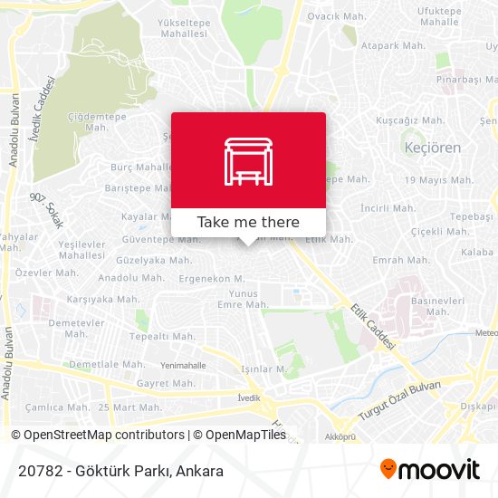 20782 - Göktürk Parkı map