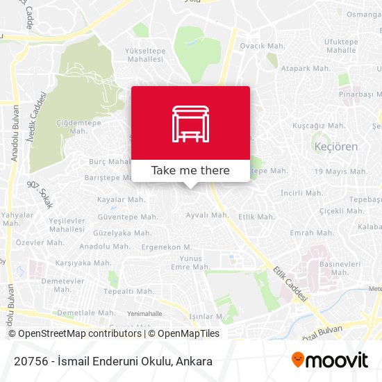 20756 - İsmail Enderuni Okulu map