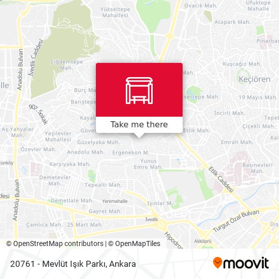 20761 - Mevlüt Işık Parkı map