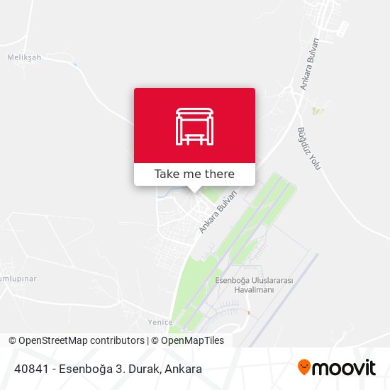 40841 - Esenboğa 3. Durak map