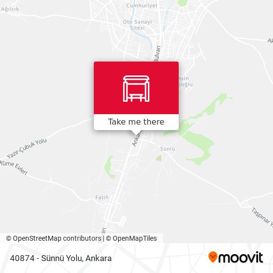 40874 - Sünnü Yolu map