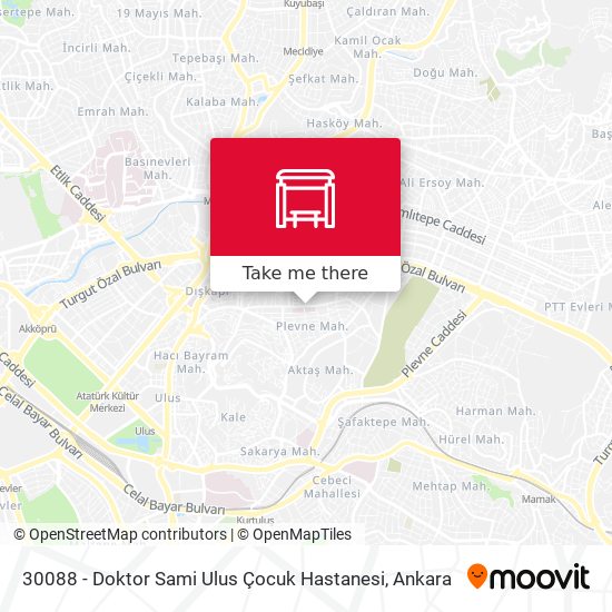 30088 - Doktor Sami Ulus Çocuk Hastanesi map