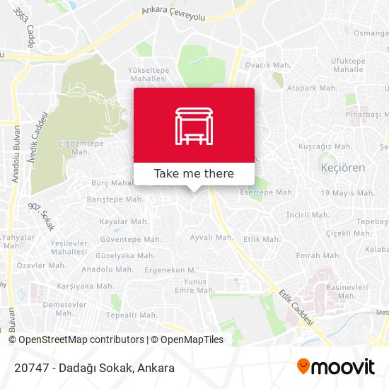20747 - Dadağı Sokak map