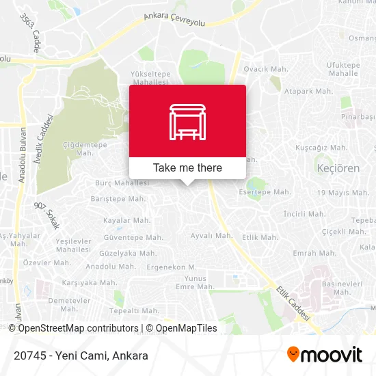 20745 - Yeni Cami map