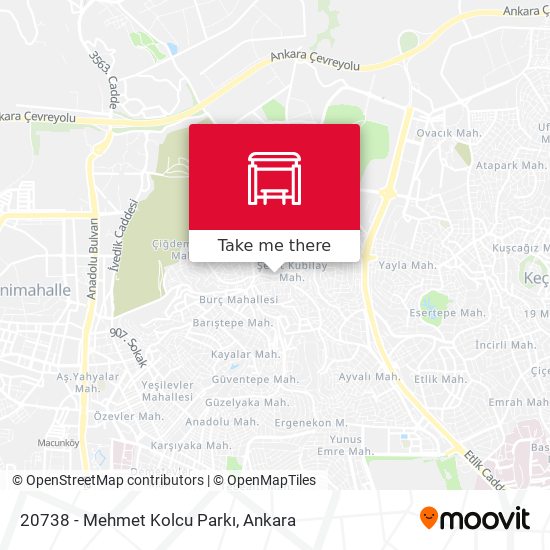 20738 - Mehmet Kolcu Parkı map