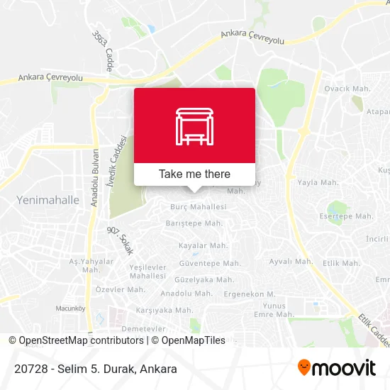 20728 - Selim 5. Durak map