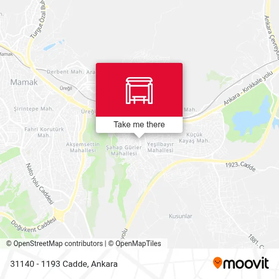 31140 - 1193 Cadde map