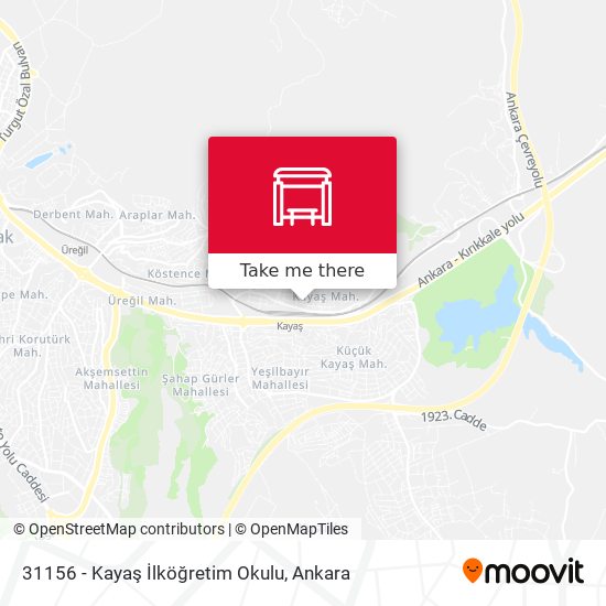 31156 - Kayaş İlköğretim Okulu map