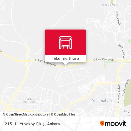21511 - Yuvaköy Çıkışı map