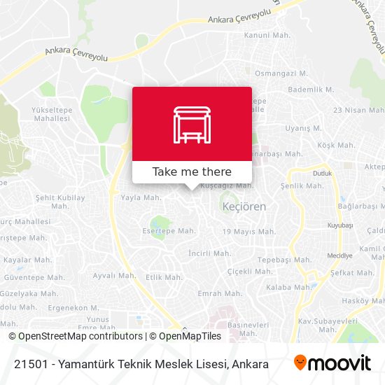 21501 - Yamantürk Teknik Meslek Lisesi map