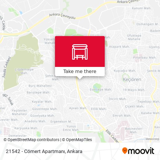 21542 - Cömert Apartmanı map