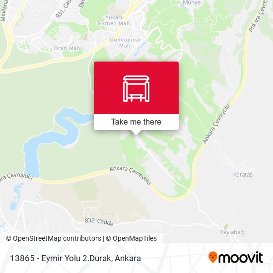 13865 - Eymir Yolu 2.Durak map