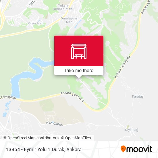 13864 - Eymir Yolu 1.Durak map