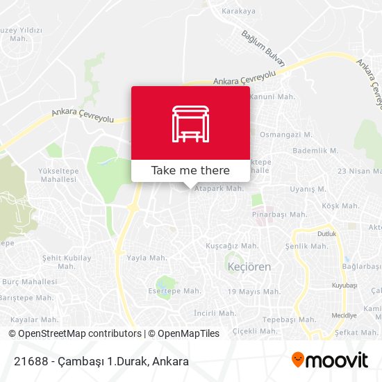 21688 - Çambaşı 1.Durak map