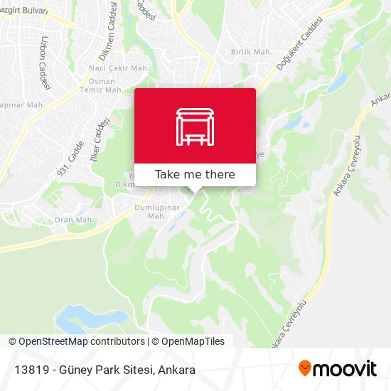 13819 - Güney Park Sitesi map