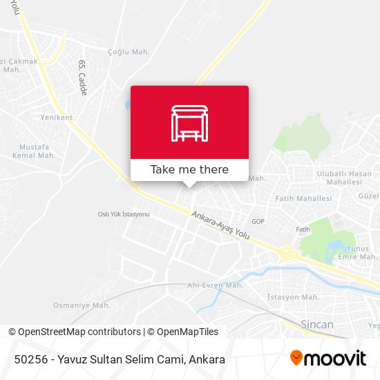 50256 - Yavuz Sultan Selim Cami map