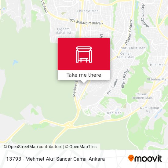 13793 - Mehmet Akif Sancar Camii map