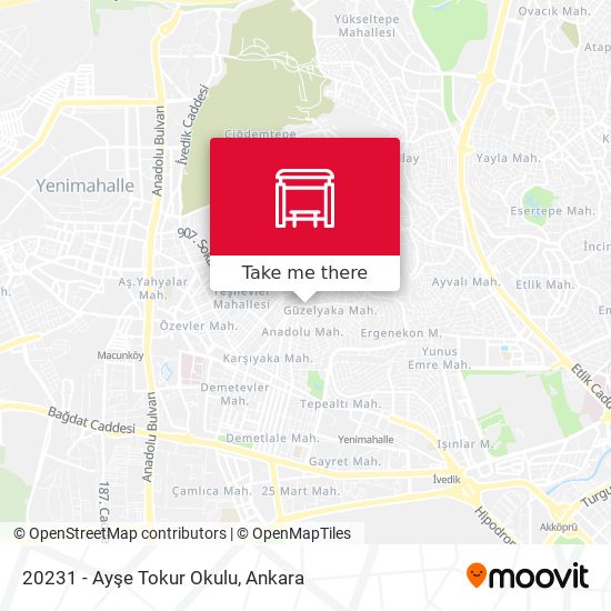 20231 - Ayşe Tokur Okulu map