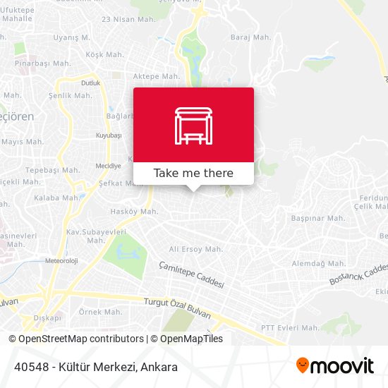 40548 - Kültür Merkezi map