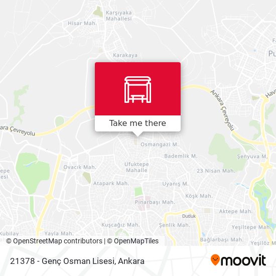 21378 - Genç Osman Lisesi map