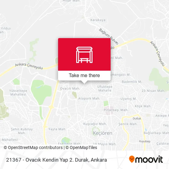 21367 - Ovacık Kendin Yap 2. Durak map