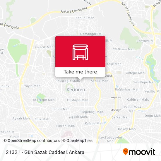 21321 - Gün Sazak Caddesi map